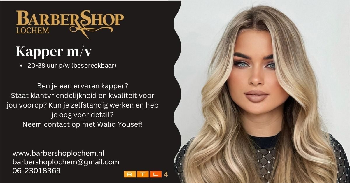 Vacature Barbershop Lochem